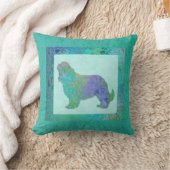 Blauer Spaniel Kissen (Decke)