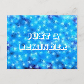 Blauer Spargel Postkarte