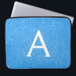 Blauer Sparkor und Glitzer Monogram Laptopschutzhülle<br><div class="desc">Baby Blue Sparkle und Glitzer Monogram Laptop Case. Dieser Fall kann so angepasst werden,  dass er Ihren Anfangs- und Vornamen enthält. Wenn Sie passende Artikel wünschen,  wenden Sie sich bitte an den Designer.</div>