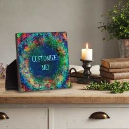 Blauer Spaß Hübsch Boho Inspirivity Fotoplatte