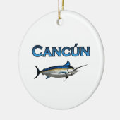 Blauer Speerfisch Cancun Keramikornament (Links)