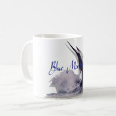 blauer Speerfisch Kaffeetasse (Vorderseite Links)