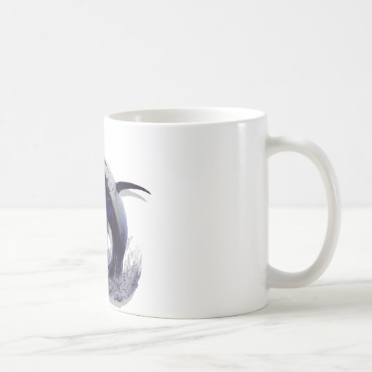 blauer Speerfisch Kaffeetasse (Rechts)