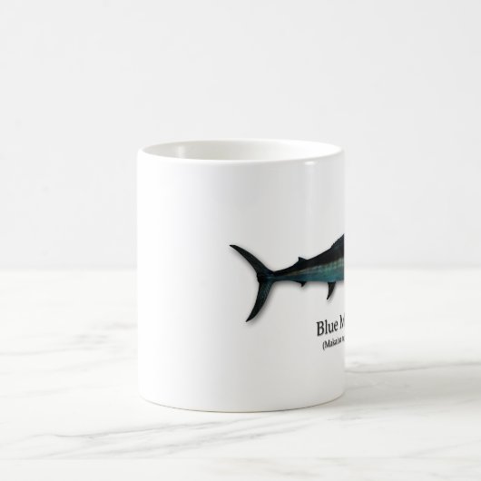 Blauer Speerfisch Kaffeetasse (Mittel)