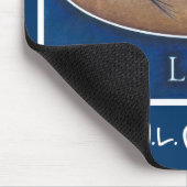 Blauer Speerfisch-Mausunterlagen Mousepad (Ecke)