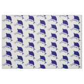 Blauer Speerfisch Stoff (Fat Quarter (45,7 x 55,9 cm))