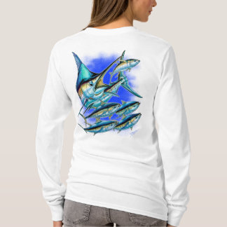 Blauer Speerfisch und Thunfisch T-Shirt