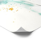 Blauer Spieß Poster (Ecke)