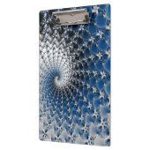 Blauer Spiral Klemmbrett (Links)