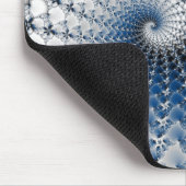 Blauer Spiral Mousepad (Ecke)