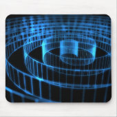 Blauer Spiral Mousepad (Vorne)