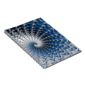 Blauer Spiral Notizblock (Rechte Seite)