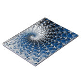 Blauer Spiral Notizblock (Linke Seite)