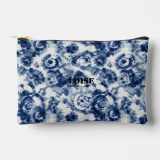 Blauer Spiral-Schutztasche mit Reißverschluss Zubehörtasche