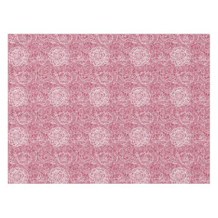 Blauer Spitze-Blumen-Musterhintergrund Tischdecke