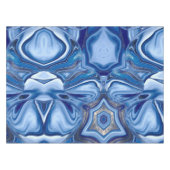 Blauer Spitzen Agate Stein Tischdecke (Vorderseite (Horizontal))
