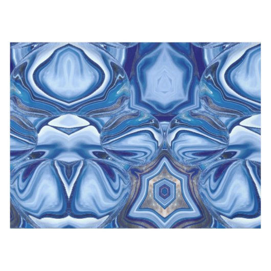 Blauer Spitzen Agate Stein Tischdecke (Vorderseite (Horizontal))