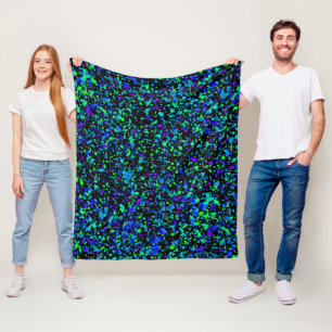 Blauer Spritz - Fleece-Decke Fleecedecke