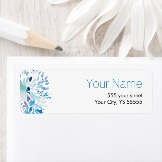 Blauer Spritzer (Insitu)