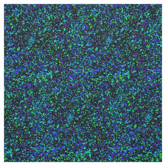 Blauer Spritzer - Baumwollgewebe Stoff (Muster)