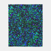 Blauer Spritzer - Fleece Blanket (Vorderseite)
