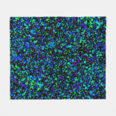 Blauer Spritzer - Fleece Blanket (Vorderseite (Horizontal))