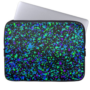 Blauer Spritzer - Laptop-Hülle Laptopschutzhülle