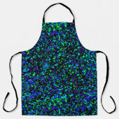 Blauer Spritzer - Schürze (Vorderseite)