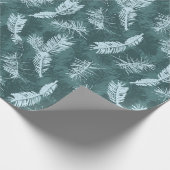 Blauer Spruce Geschenkpapier (Ecke)
