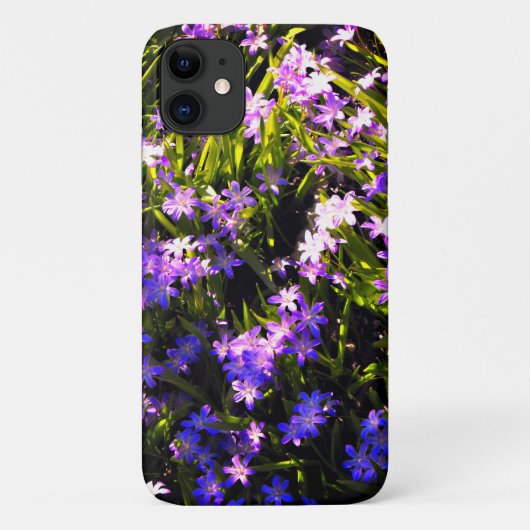 Blauer Squill Spring Blumen Case-Mate iPhone Hülle (Rückseite)