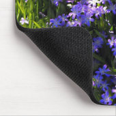 Blauer Squill Spring Blumen Mousepad (Ecke)