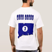 Blauer Staat - Connecticut T-Shirt (Rückseite)
