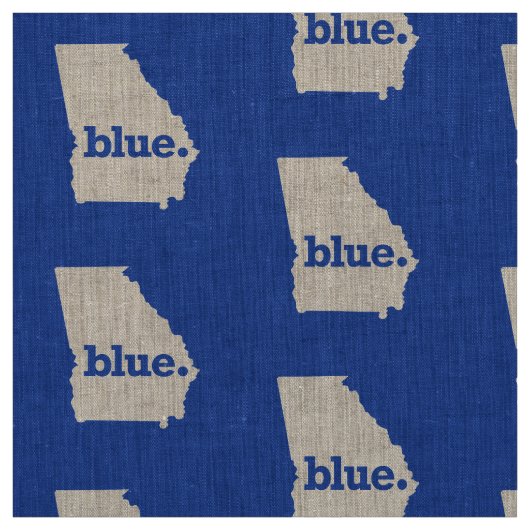 BLAUER STAAT GEORGIEN STOFF (Muster)