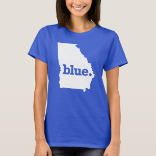 BLAUER STAAT GEORGIEN T-Shirt