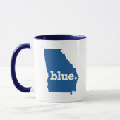 Blauer Staat Georgien Tasse (Links)