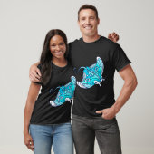 Blauer Stachelrochen (Manta) T-Shirt (Unisex)