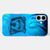 Blauer Staffy-Welpe Case-Mate iPhone Hülle (Rückseite (Horizontal))