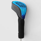 Blauer Staffy Welpe Golf Headcover (angewinkelt)