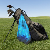 Blauer Staffy-Welpe Golfhandtuch (Gras)