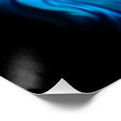Blauer Staffy Welpe Poster (Ecke)