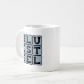 Blauer Stahl, Farbe Kaffeetasse (Vorderseite Links)