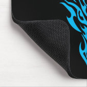 Blauer Stammes- Drache Mousepad (Ecke)