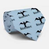 Blauer Stammes- Rabe nie wieder Krawatte (Gerollt)