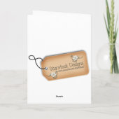 Blauer Star Karte (Rückseite)