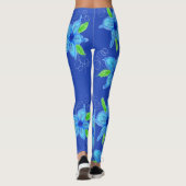 Blauer Star Leggings (Rückseite)
