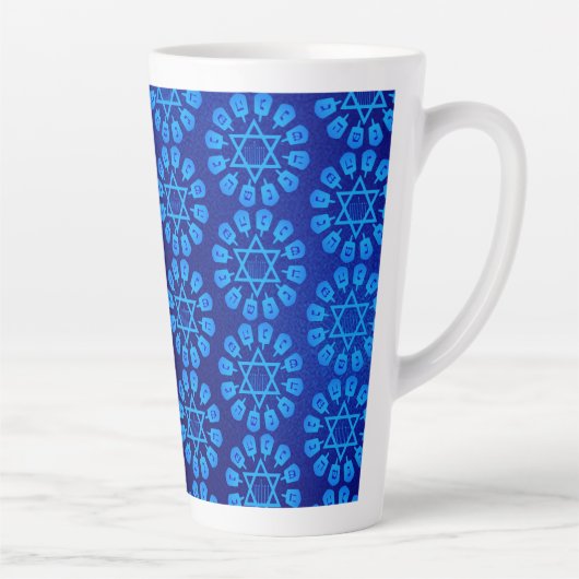 Blauer Star von David Hanukkah Milchtasse (Rechts)