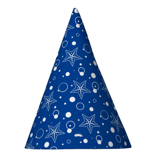 Blauer Stars Partyhütchen (Rechts)