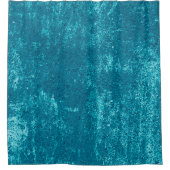 Blauer Stein Duschvorhang (Vorderseite)