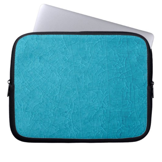 Blauer Stein Laptopschutzhülle (Vorderseite)