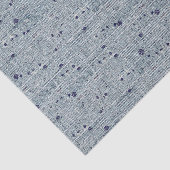 Blauer Stein-Stich Seidenpapier (Ausschnitt)